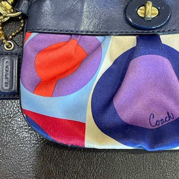 Coach Resort OP art satin wristlet - Picture 5 of 14